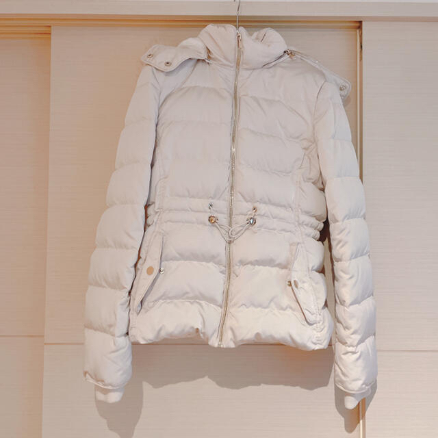 ZARA - 【高級クリーニング済】ダウンジャケット ZARA ホワイトの通販