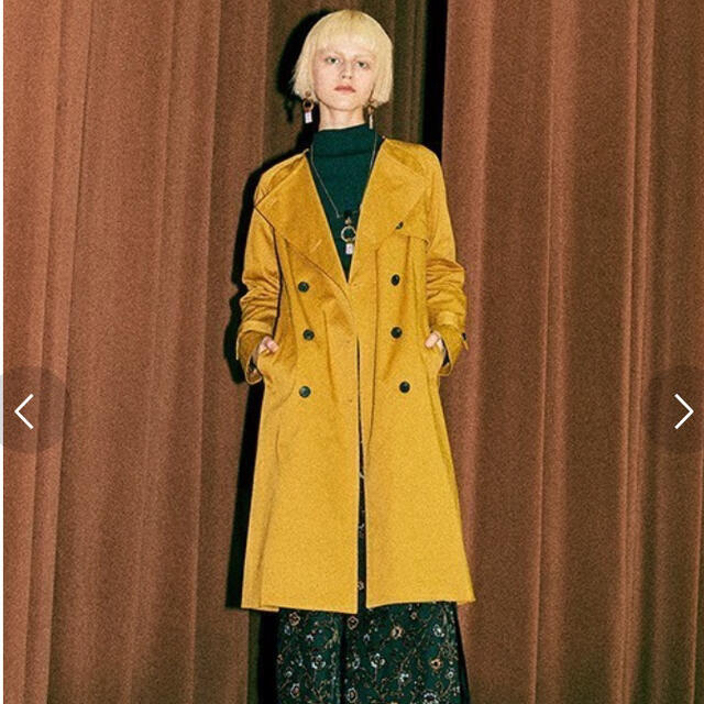 STUDIOUS - 【UNITED TOKYO】2wayトレンチコート マスタードイエローの