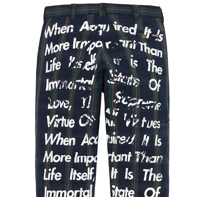 Supreme - supreme JUNYA WATANABE Printed Work Pantの通販 by