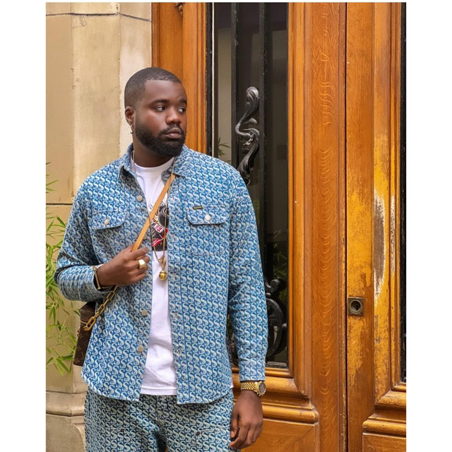 Supreme - Supreme Monogram Denim Shirt Blue Sサイズの通販 by Kaz's