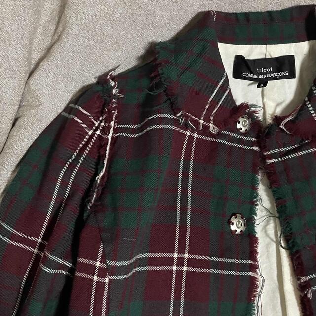 COMME des GARCONS - tricot comme des garcons チェックジャケットの