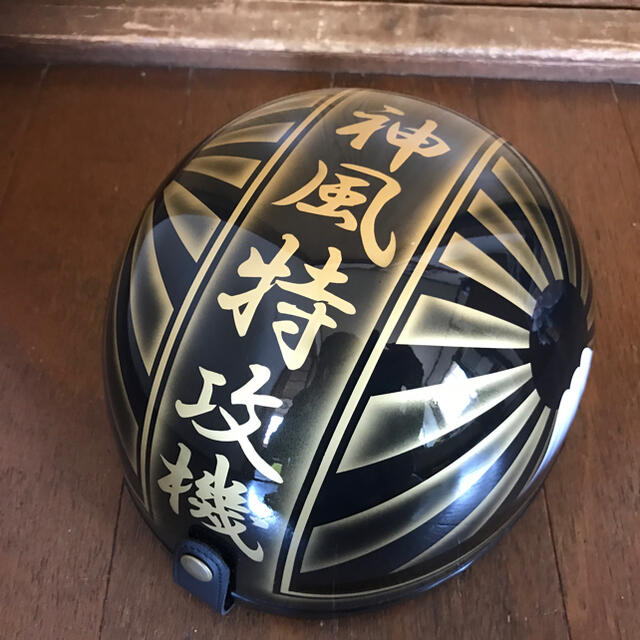 黒金 富士日章 コルク半 ヘルメットの通販 by paint｜ラクマ