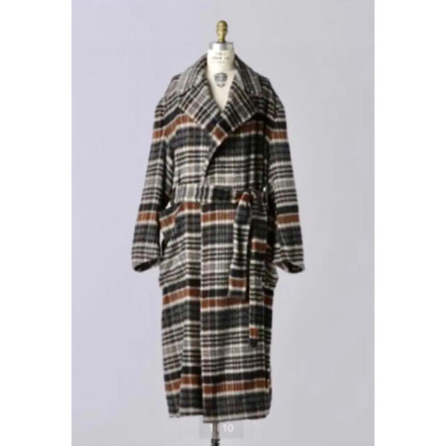 Drawer - 33万円☆新品☆ブラミンク blamink☆アルパカチェックコート