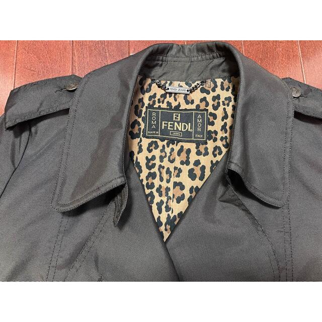 FENDI - お値下げ⭐︎FENDI 裏地ヒョウ柄トレンチコート お買い得！の
