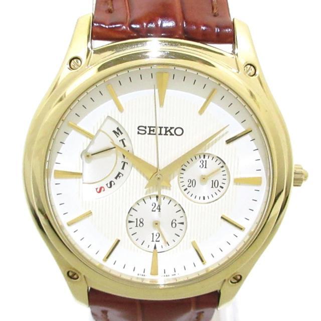 SEIKO - セイコー 腕時計美品 - 5Y66-0AB0 メンズの通販 by ブラン