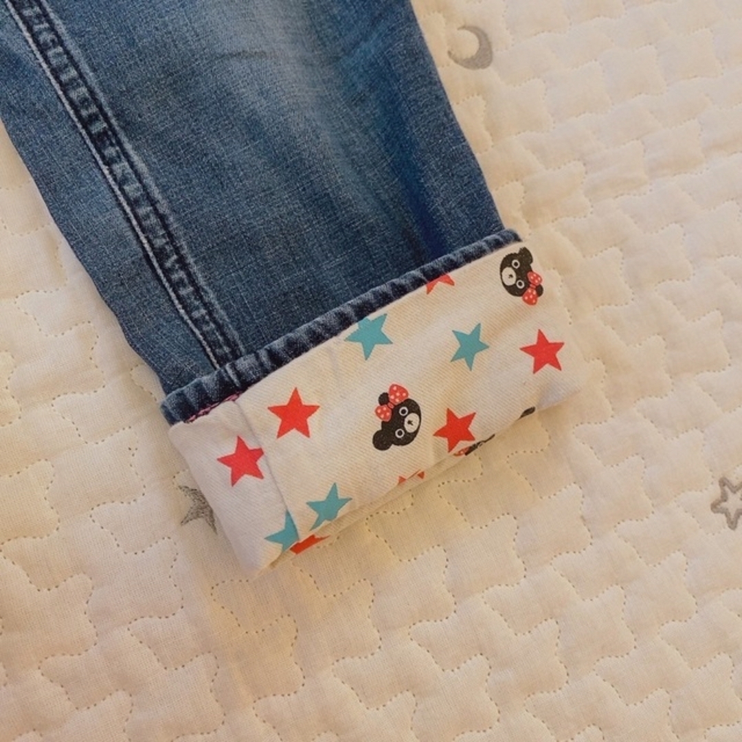 mikihouse - 子供服🌈 ミキハウス ダブルビー B子ちゃん デニムパンツ