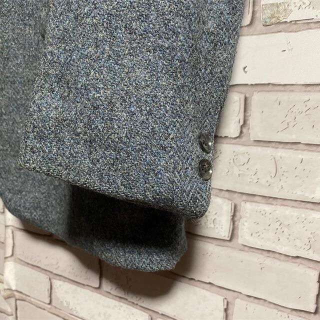 Harris Tweed - 90s 古着 ハリスツイード テーラードジャケット くるみ