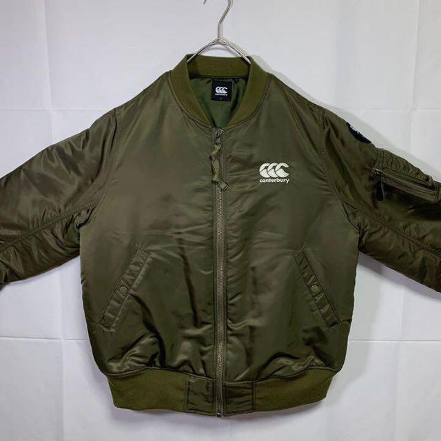 CANTERBURY - カンタベリー フライトジャケット ma-1 カーキ L バック