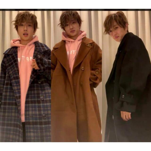 naptime ロングコートブラウンMサイズ Nissy AAAの通販 by もちゃん's