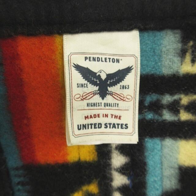 STUSSY - ペンドルトン ムチャチョブランケット ネイティブ柄 ブラック