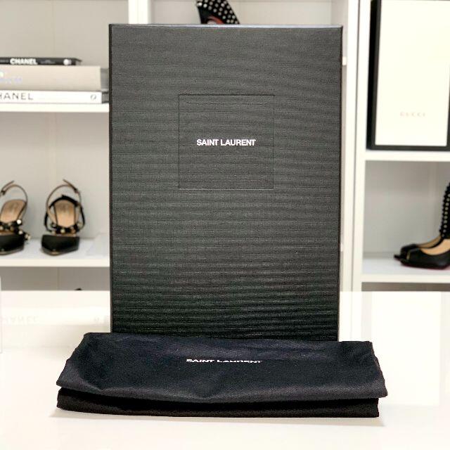 SAINT LAURENT - 2917 サンローラン オピウム レザー YSLロゴヒール