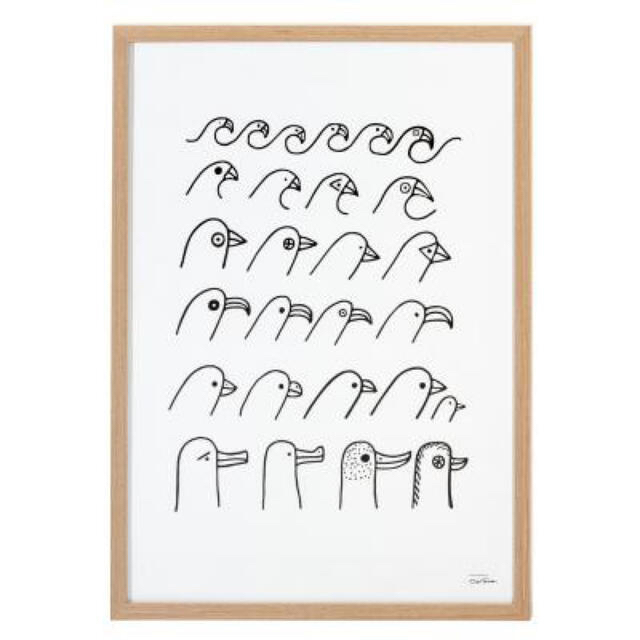 iittala - ラスト1☆iittala イッタラ バードハウス アートポスター 50