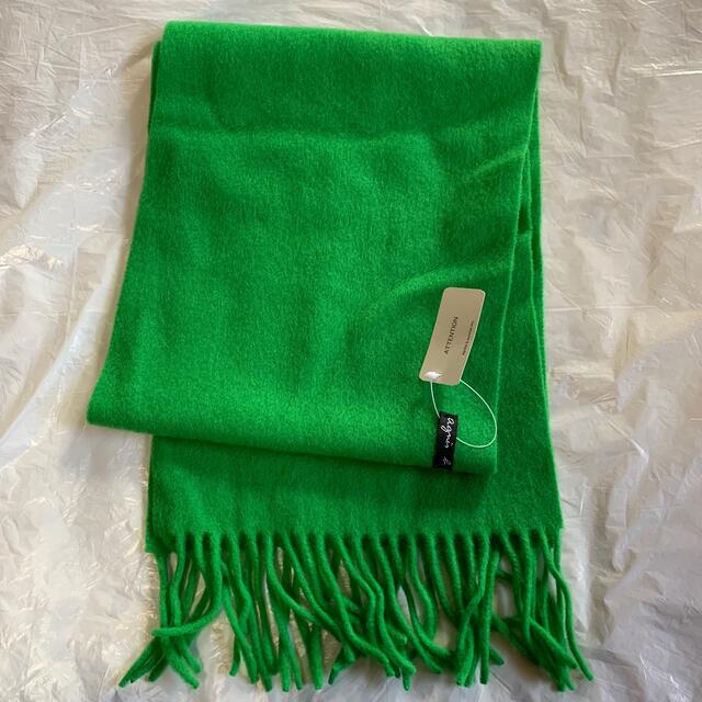 agnes b. - アニエスベー agnes b. マフラー グリーン アニエス・ベー