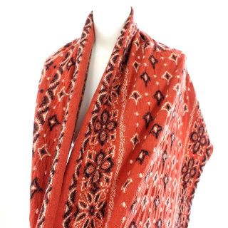 KAPITAL - キャピタル ストール 縮絨ウール バンダナ柄 ペイズリー