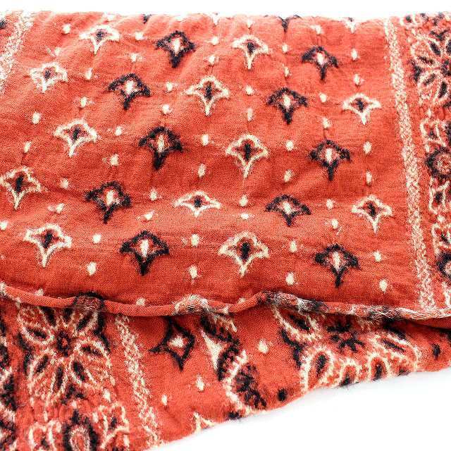 KAPITAL - キャピタル ストール 縮絨ウール バンダナ柄 ペイズリー