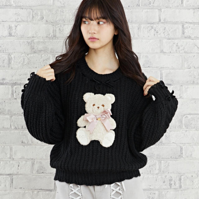 LIZ LISA - リズリサ くまさん ニットの通販 by 26日に評価完了します