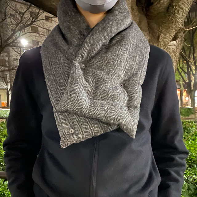 COMME des GARCONS - omar afridi VERB SCARF FOX TWEEDの通販 by メタ