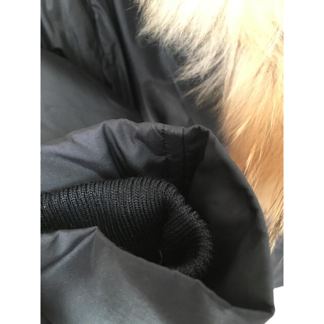 BURBERRY - BURBERRY LONDON リアルファー ノバチェック ダウンコート