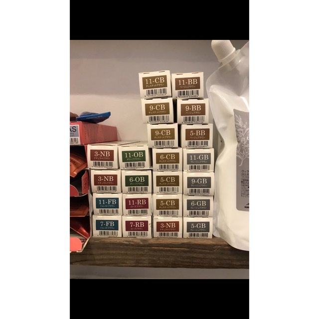 ヴィラロドラカラー1剤8本2剤1本セットです。選べますの通販 by