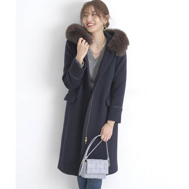 JUSGLITTY - 新品／ジャスグリッティー3wayコート ファーフード付の