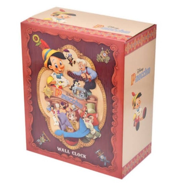 Disney - ☆初期パッケージ☆ピノキオ 80周年 掛け時計 クロック