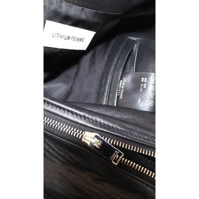 LITHIUM FEMME - 正規新古 リチウムファム ラムレザーダブル