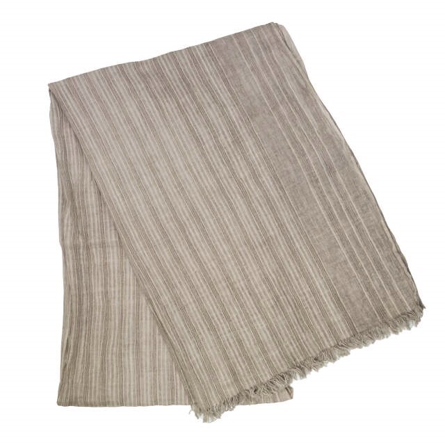 Faliero Sarti - Faliero Sarti コットンストライプストール ユニ