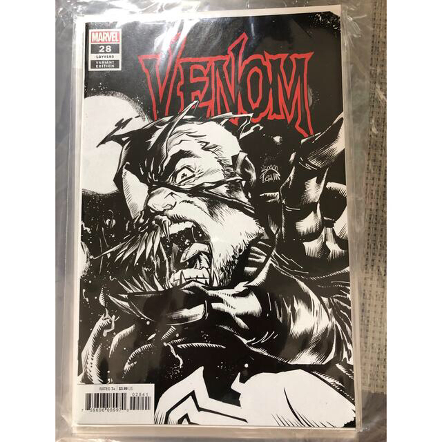 MARVEL - 値下げ アメコミリーフ ヴェノム28号 白黒バリアント 未開封