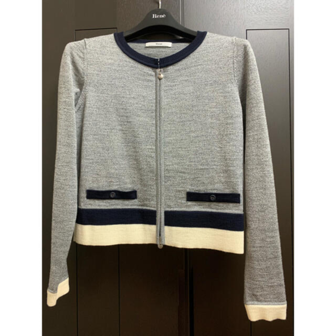René - ルネ ウールカーディガン 36の通販 by flower11｜ルネならラクマ
