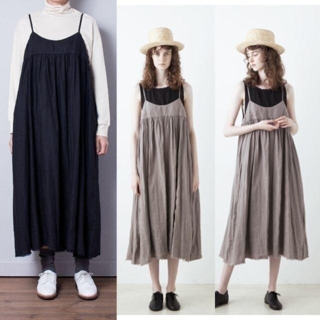 nest Robe - ネストローブ♡リネンキャミワンピース ルーズフィットの