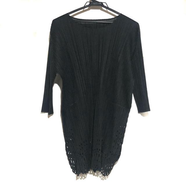 極美品✨PLEATS PLEASE プリーツ チュニック バタフライ サイズ4