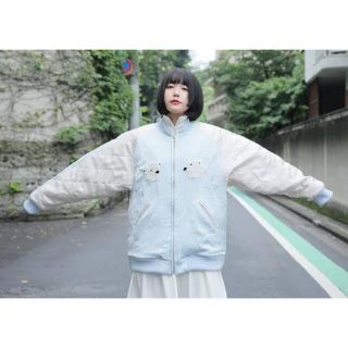 keisuke kanda - ケイスケカンダ シロクマ スカジャンの通販 by おひつ