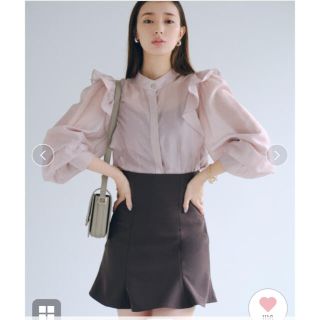 SNIDEL（シャツ/ブラウス(長袖/七分) ・ ピンク/桃色系）のフリマ