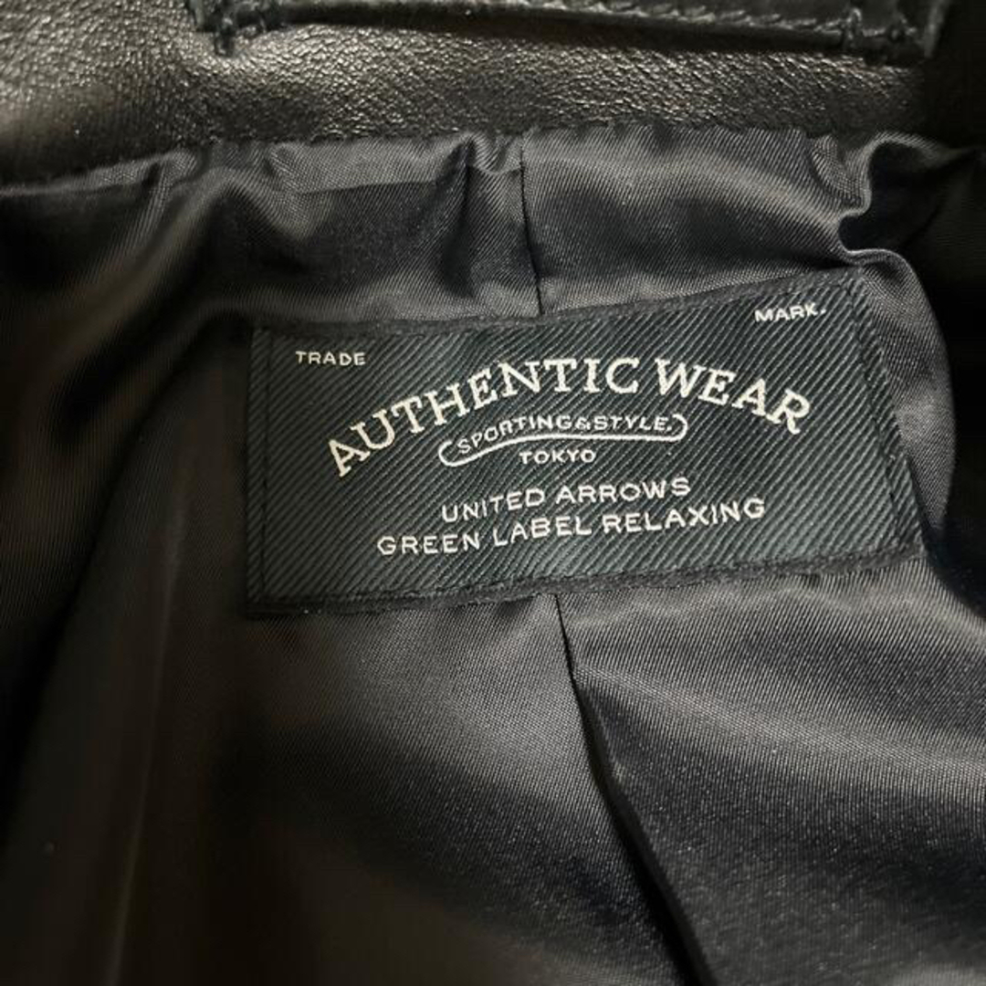 UNITED ARROWS - ユナイテッドアローズ ダブルZIPライダース レザー