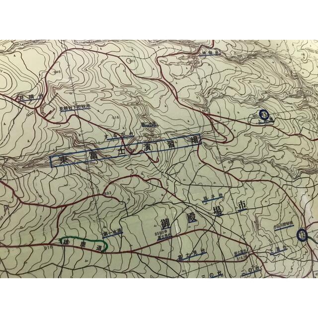 東富士演習場地図 裁断 加工品の通販 by ゾンバイオ's shop｜ラクマ