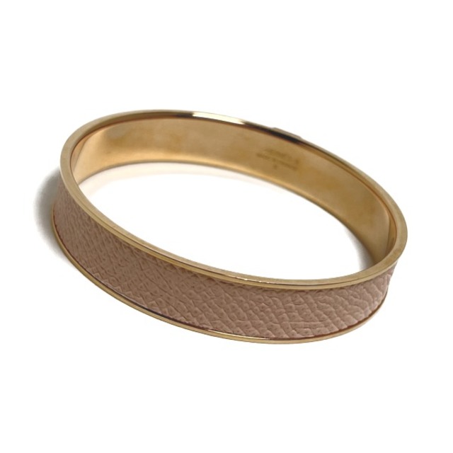 HERMES - エルメス バングル ピンク×ゴールド HERMES GP レザーの通販