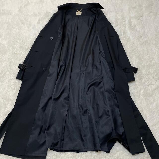 Rose Tiara - Rose Tiara バックプリーツ トレンチコート ブラック