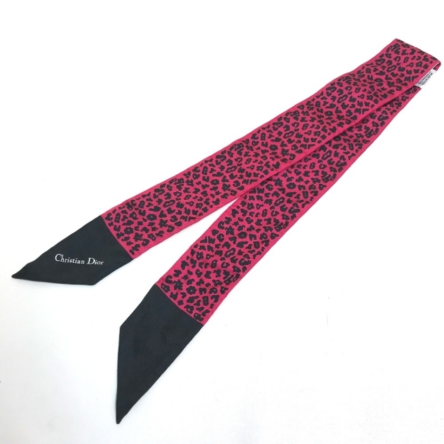 Dior - ディオール Dior ミッツァ シルク レオパード ヒョウ柄 豹