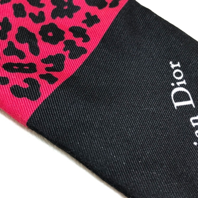 Dior - ディオール Dior ミッツァ シルク レオパード ヒョウ柄 豹