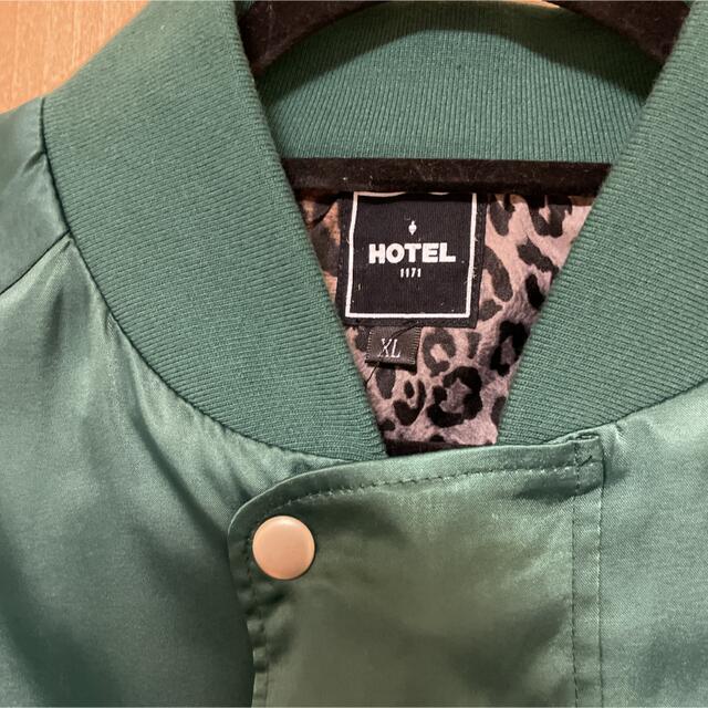 ロンハーマンHOTEL1171 レオパード サテンブルゾン 販売 ジャケット