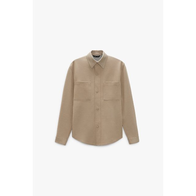 ZARA - ☆ZARA ザラ ポケット コンフォート シャツジャケット オーバー