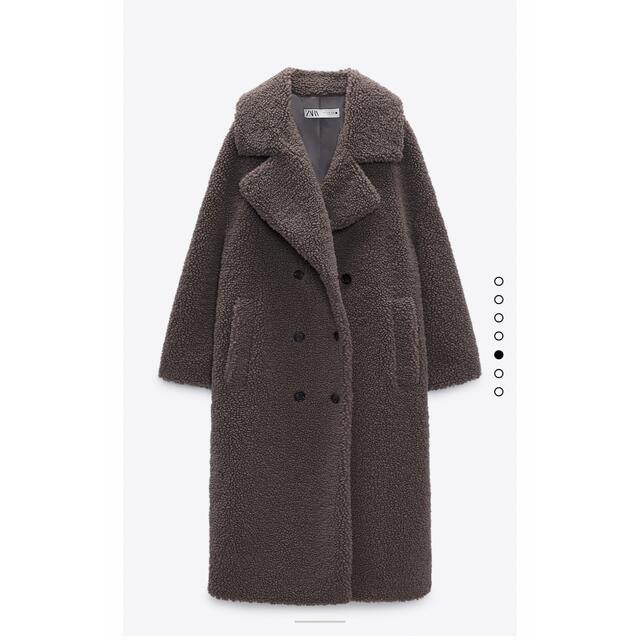 ZARA - テディベアコート ボアコートの通販 by kumasan｜ザラならラクマ