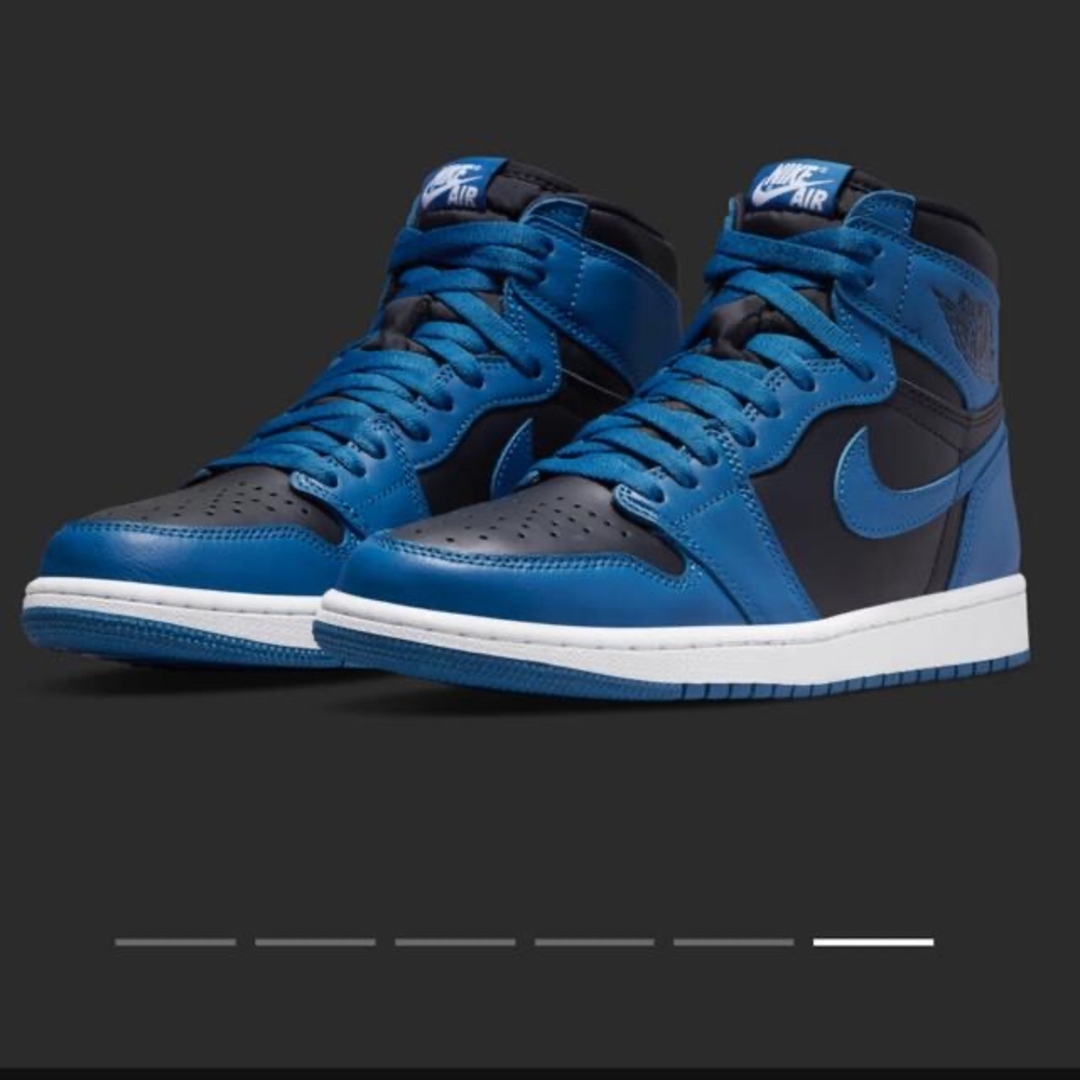 ナイキ エアジョーダン1 ダークマリーナブルーの通販 by ともぽよ's