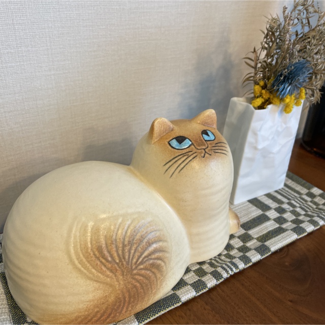 リサラーソン マイ ホワイトフェイス ブラウン