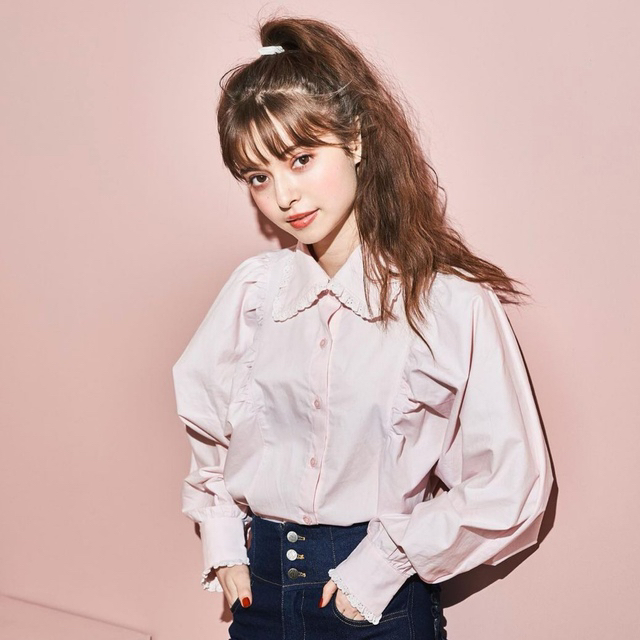 トリートユアセルフ ブラウス ピーチ treat ürself の通販 by mini's