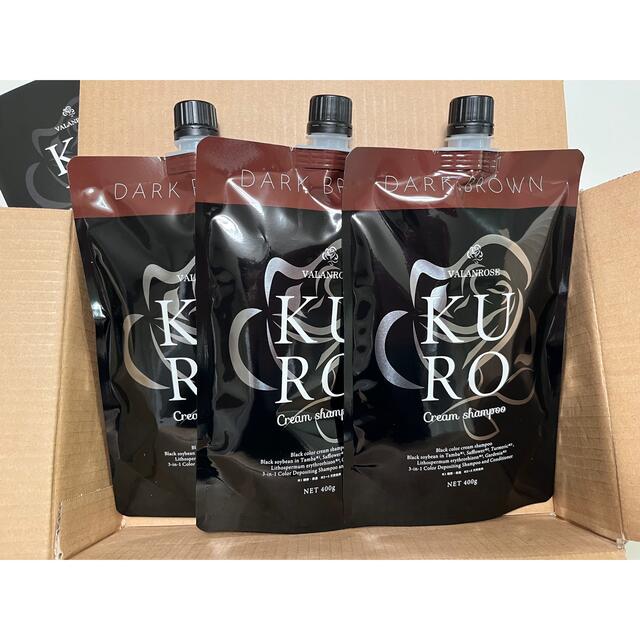 VALANROSE KUROクリームシャンプー ナチュラルブラック 400g - バラン