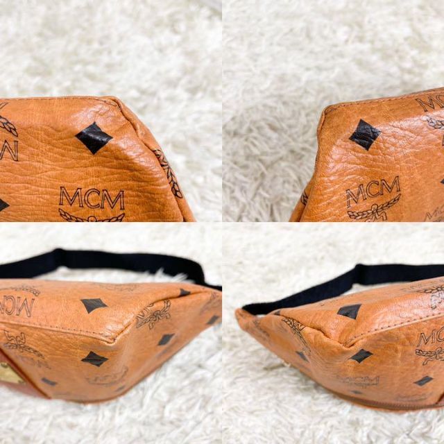 MCM ボディバッグ エムシーエム ボディバッグ レザー ヴィセトス柄