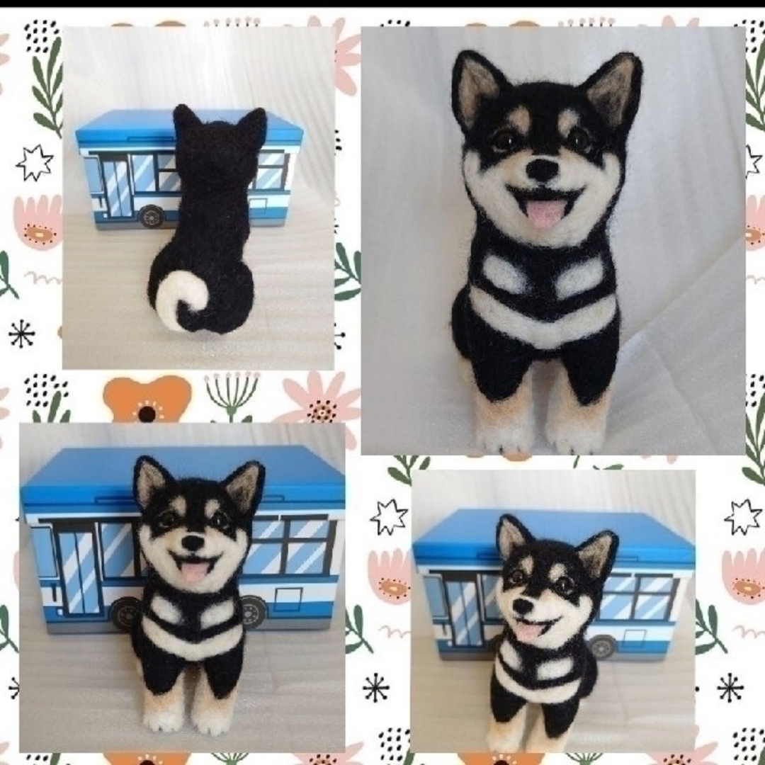 柴犬 羊毛 羊毛フェルト ハンドメイド うちの子オーダー オーダー
