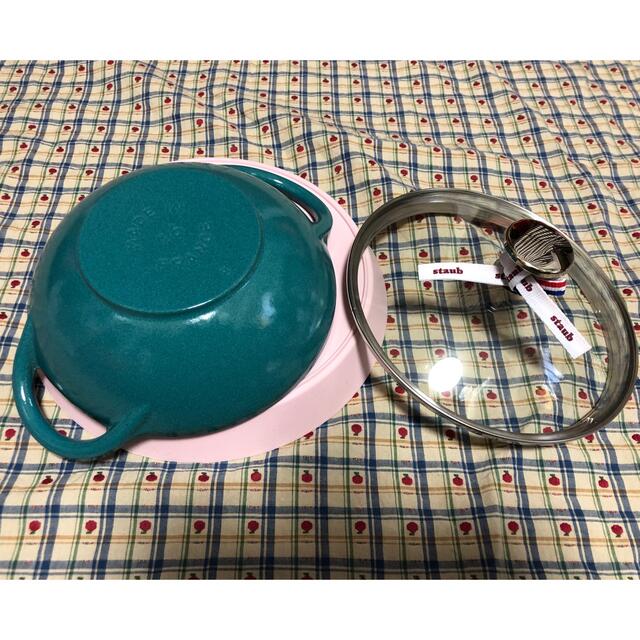 Staub ストウブ ベビー ウォック ミント 16cm