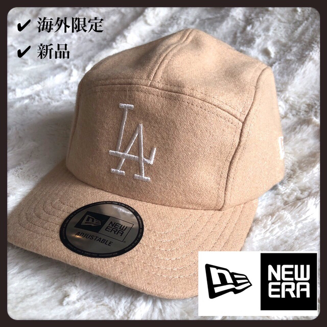 NEW ERA - 海外限定 New Era ニューエラ ウール キャップ ベージュの